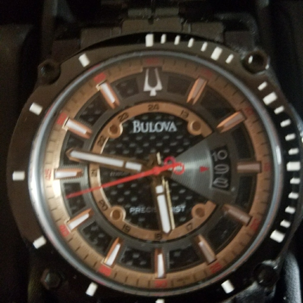 bulova percisionist black watch